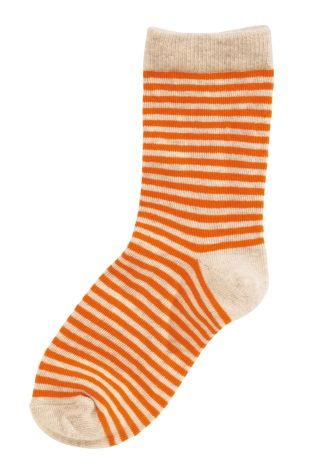 Multi Bright Spot And Stripe Socks Seven Pack (Older Girls)